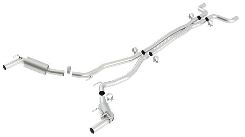 Borla 2010 Camaro 6.2L V8 S Type Catback Exhaust w/o Tips works w/ factory ground affects package ON Catback Borla