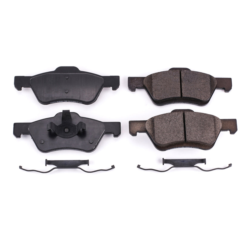 Power Stop 05-10 Ford Escape Front Z17 Evolution Ceramic Brake Pads w/Hardware Brake Pads - OE PowerStop