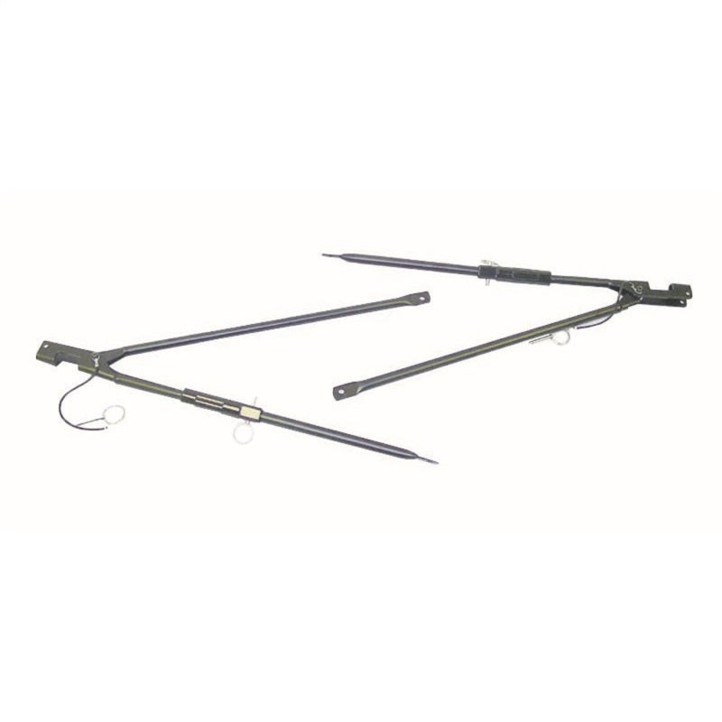 Rugged Ridge 87-95 Jeep Wrangler YJ Adjustable S-Top Spreader Bar Soft Tops Rugged Ridge
