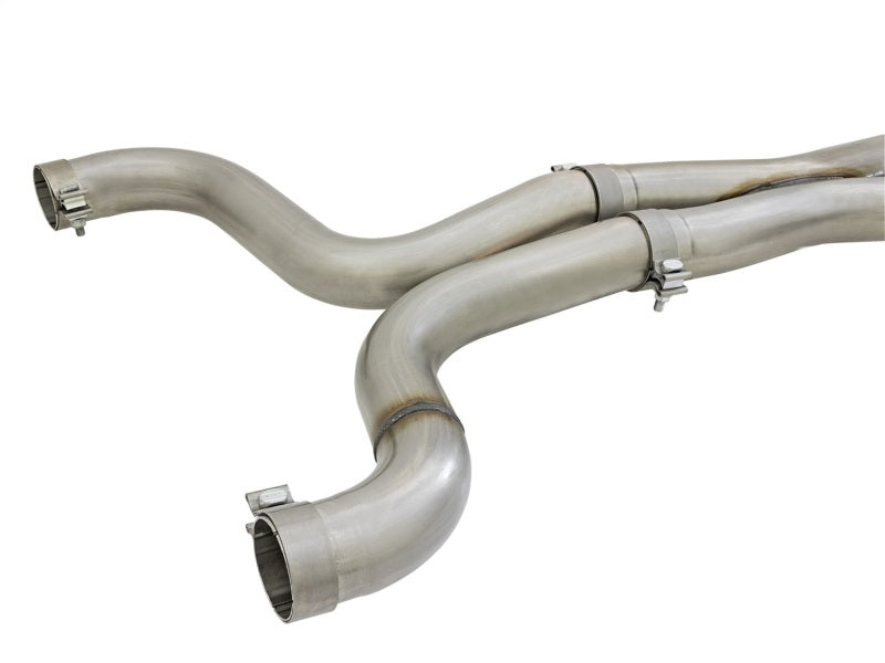 aFe MACHForce XP 3in 304 SS Axle-Back Exhaust Dual Exhaust (NPP) w/ Black Tips 16-17 Camaro SS V8 Axle Back aFe