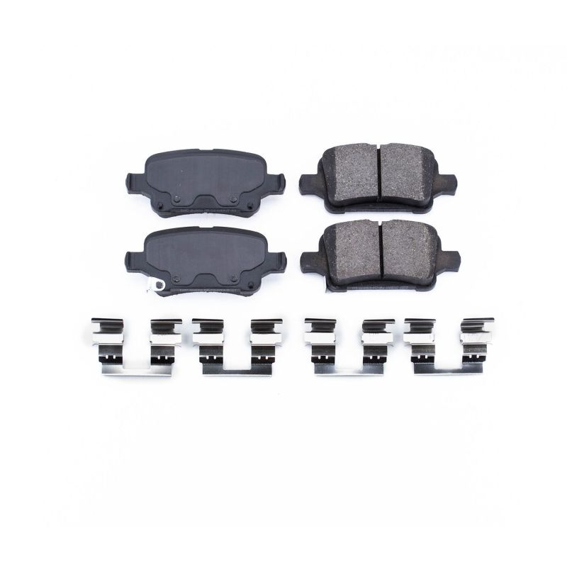 Power Stop 17-18 Buick LaCrosse Rear Z17 Evolution Ceramic Brake Pads w/Hardware Brake Pads - OE PowerStop