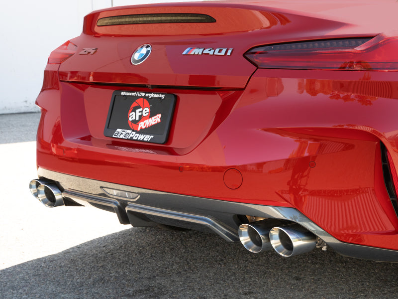 aFe 19-24 BMW Z4 M40i (G29) L6-3.0L (t) B58 MACH Force-Xp 3in to 2-1/2in SS CB Exhaust - Polished Catback aFe
