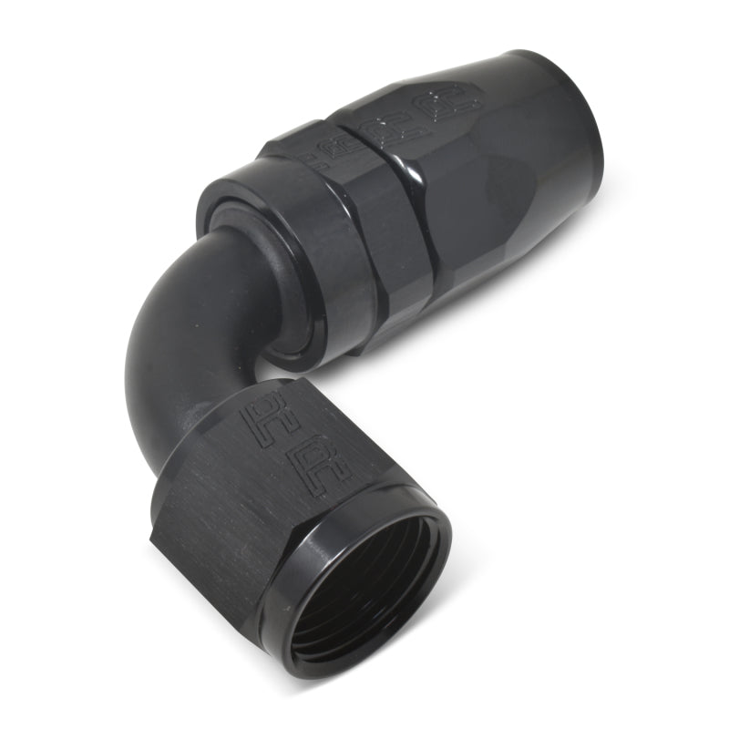 Russell Performance -10 AN Black 90 Degree Full Flow Hose End Fittings Russell