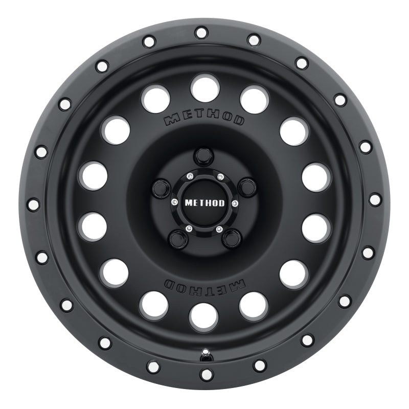 Method MR307 Hole 17x8.5 0mm Offset 5x5 94mm CB Matte Black Wheel Wheels - Cast Method Wheels
