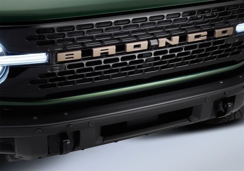 Ford Racing 2021+ Bronco Grille Lettering Overlay Kit - Bronze Other Body Components Ford Racing