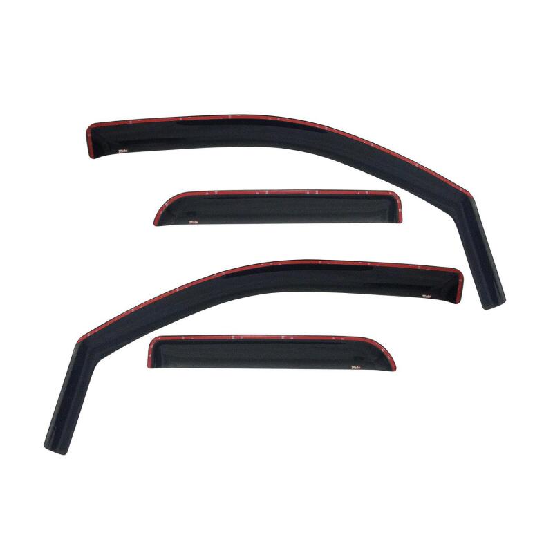 Westin 2007-2014 Chevrolet/GMC Tahoe/Yukon/Yukon Denali Wade In-Channel Wind Deflector 4pc - Smoke Wind Deflectors Westin