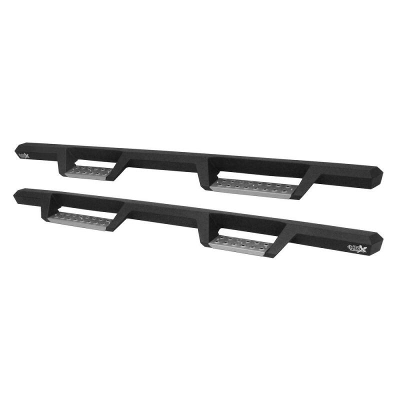 Westin 09-18 RAM 1500 Crew Cab HDX Stainless Drop Nerf Step Bars - Tex. Blk Nerf Bars Westin