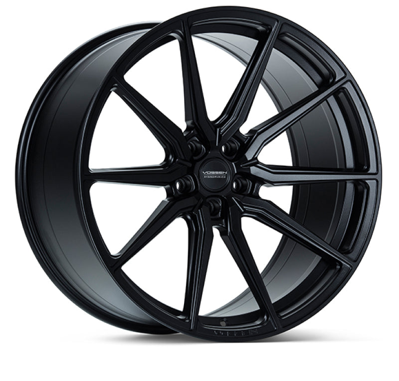 Vossen HF-3 24x10 / 5x130 / ET15 / Deep Face / 84.1 - Satin Black Wheel Wheels - Forged Vossen