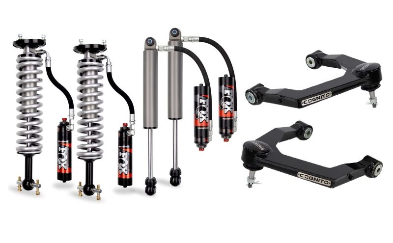 Cognito 19-25 Chevy/GMC Silv/Sierra 1500 1in Elite Leveling Kit w/ Fox 2.5 Elite Perf Shocks Leveling Kits Cognito