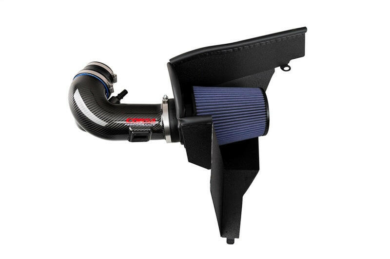 Corsa 2018-2023 Ford Mustang GT 5.0L V8 Carbon Fiber Air Intake with MaxFlow 5 Filter Cold Air Intakes CORSA Performance