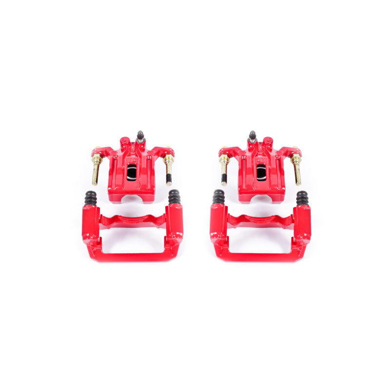 Power Stop 05-18 Nissan Frontier Rear Red Calipers w/Brackets - Pair Brake Calipers - Perf PowerStop