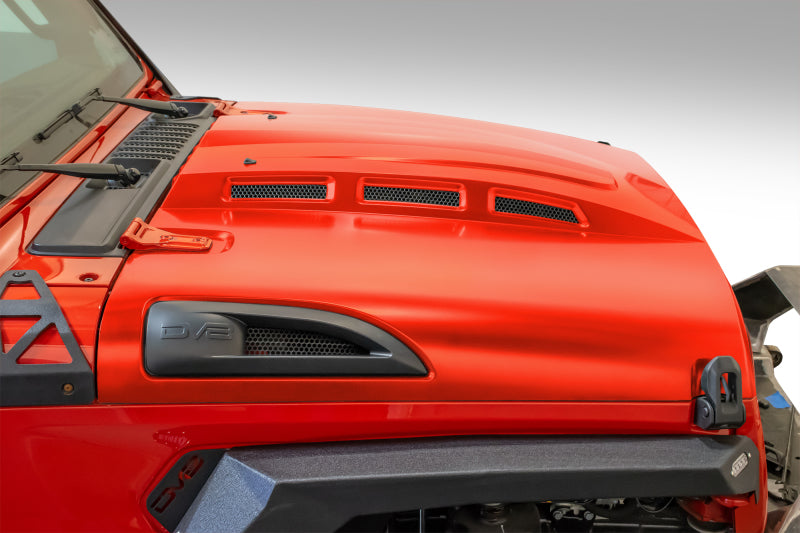 DV8 Offroad 18+ Jeep JL Heat Dispersion Hood - Primer Black Hoods DV8 Offroad