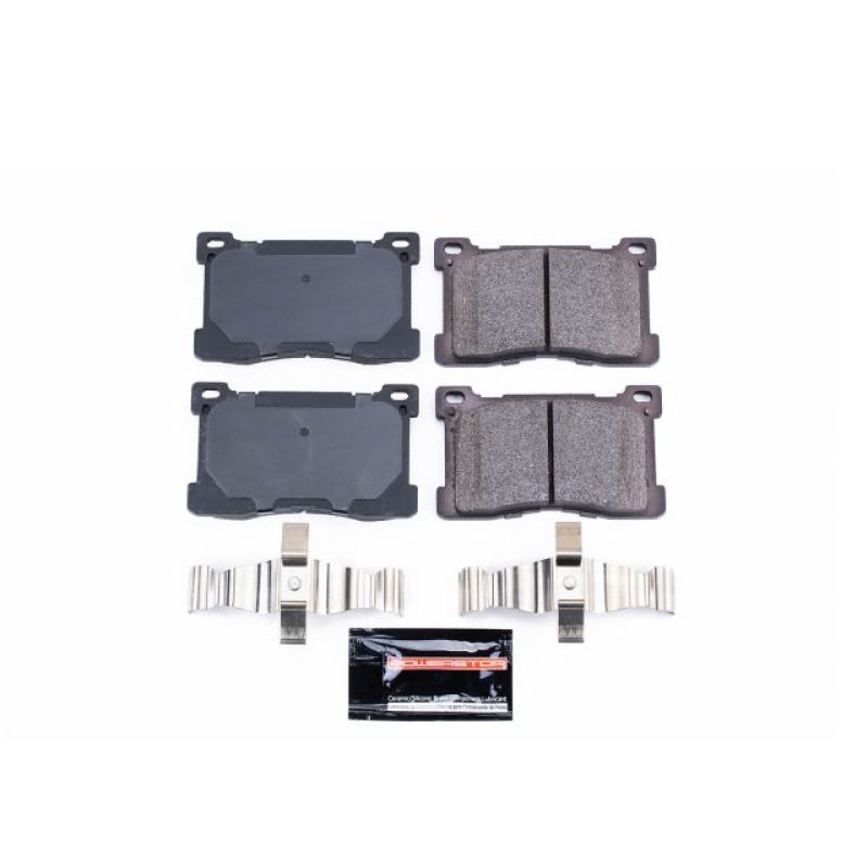 Power Stop 12-16 Hyundai Equus Front Z23 Evolution Sport Brake Pads w/Hardware Brake Pads - Performance PowerStop