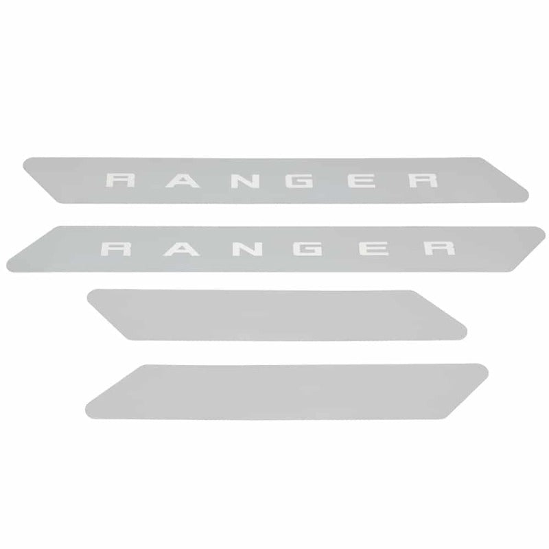Putco 19-20 Ford Ranger SuperCrew - w/ RANGER Etching 4pcs SS Door Sills Door Panels Putco