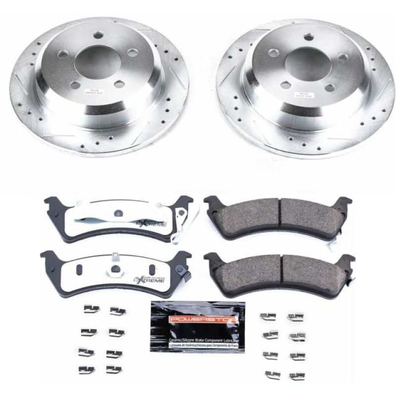 Power Stop 93-98 Jeep Grand Cherokee Rear Z36 Truck & Tow Brake Kit Brake Kits - Performance D&S PowerStop