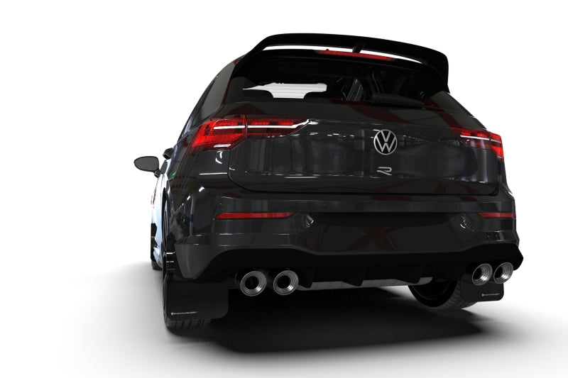 Rally Armor 22-25 VW MK8 Golf GTI/R Black UR Mud Flap w/Blue Logo Mud Flaps Rally Armor