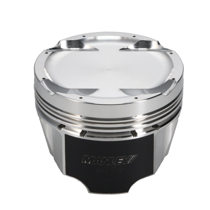 Manley Mitsubishi Evo VIII/IX 4G63/4G63T 85.5mm Bore 8.5:1 Comp Ratio -12.1cc Dish T/T Piston Set Piston Sets - Forged - 4cyl Manley Performance