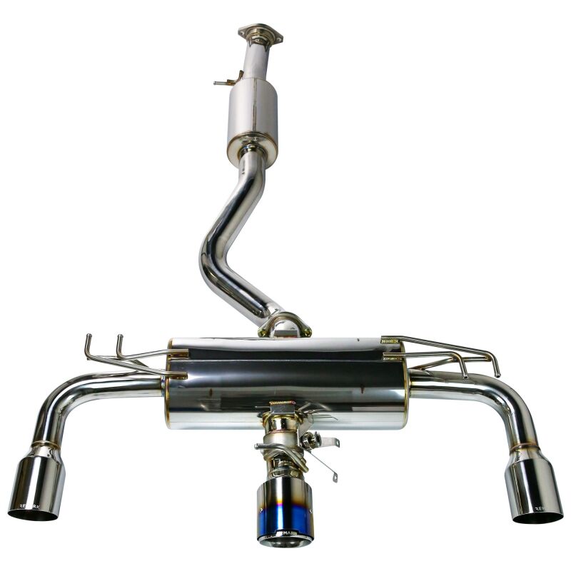 Remark 2023+ Toyota GR Corolla Elite Spec Cat-Back Exhaust w/ Outer Polished & Center Burned TI Tips Catback Remark