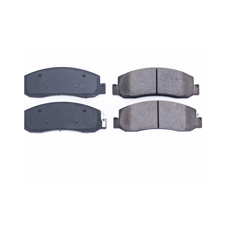 Power Stop 08-11 Ford F-250 Super Duty Front Z16 Evolution Ceramic Brake Pads Brake Pads - OE PowerStop