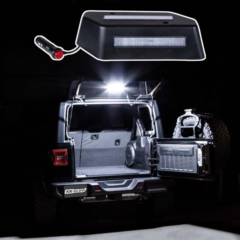 XK Glow LED Cargo Light for Jeep Wrangler JL Light Accessories and Wiring XKGLOW