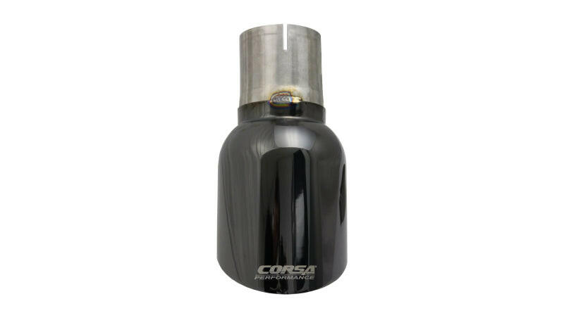 Corsa Single Universal 2.75in Inlet / 4.5in Outlet Black PVD Pro-Series Tip Kit Tips CORSA Performance