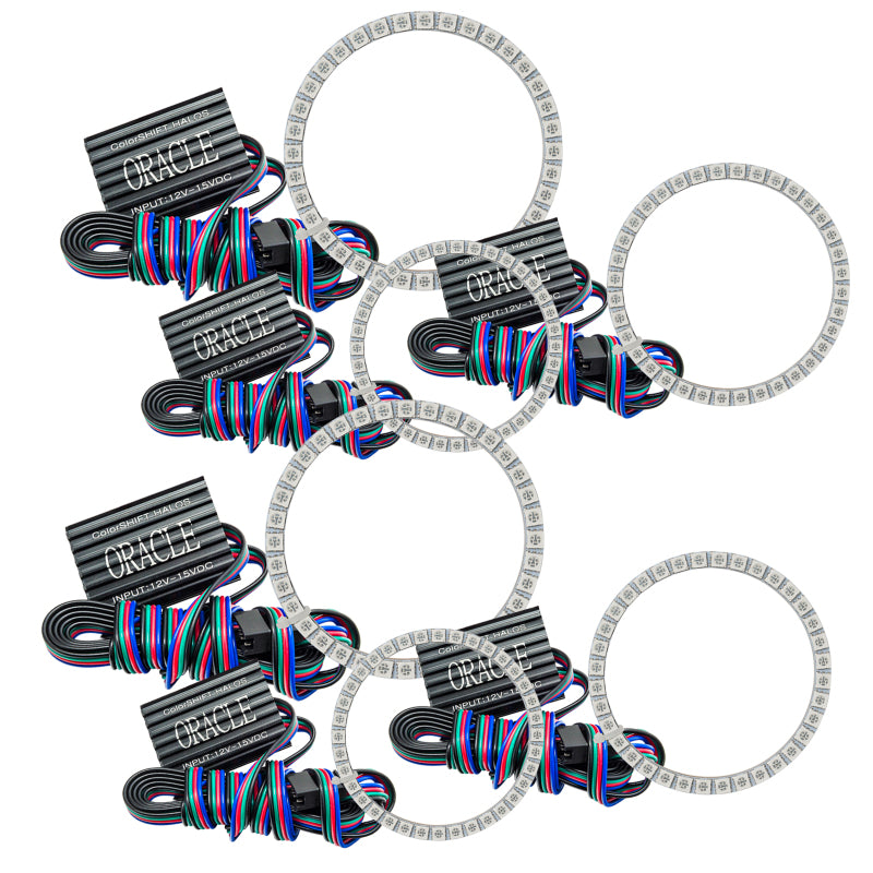 Oracle Chevy Corvette C6 05-13 Halo Kit - Triple - ColorSHIFT w/o Controller Headlights ORACLE Lighting