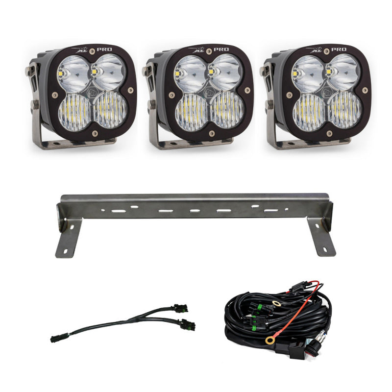 Baja Designs 15-19 Chevy Silverado 2500/3500HD XL Pro LED Bumper Kit (Driving/Spot/Wide Cornering) Light Bars & Cubes Baja Designs