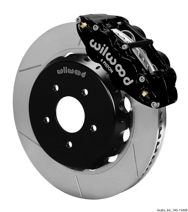 Wilwood Narrow Superlite 6R Dust Seal Front Hub Kit 14.00in w/ Lines 04-06 GTO Big Brake Kits Wilwood