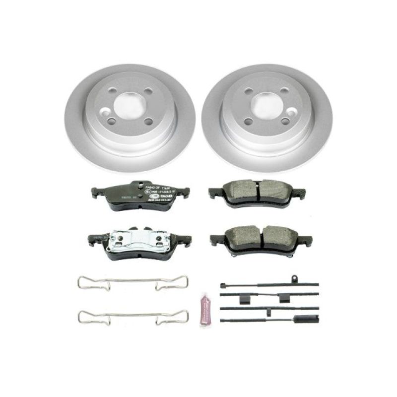 Power Stop 07-08 Mini Cooper Rear Euro-Stop Brake Kit Brake Kits - OE PowerStop