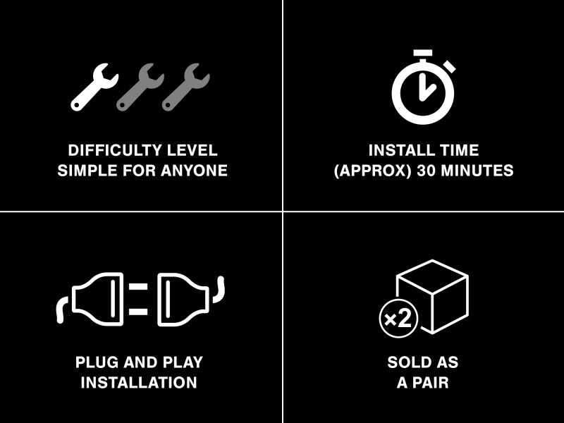 Raxiom 15-22 Ford Mustang Halo LED Tail Lights - Gloss Black Housing (Smoked Lens) Tail Lights Raxiom