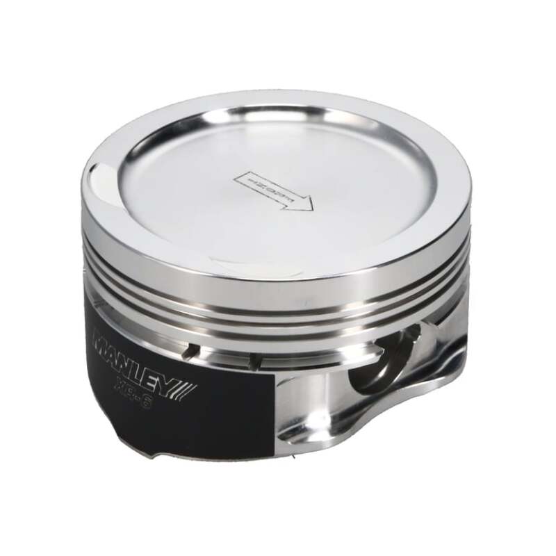 Manley Nissan SR20DE Piston Set - 87.00mm Bore 1.260in CH, -12.00 CC Piston Sets - Forged - 4cyl Manley Performance