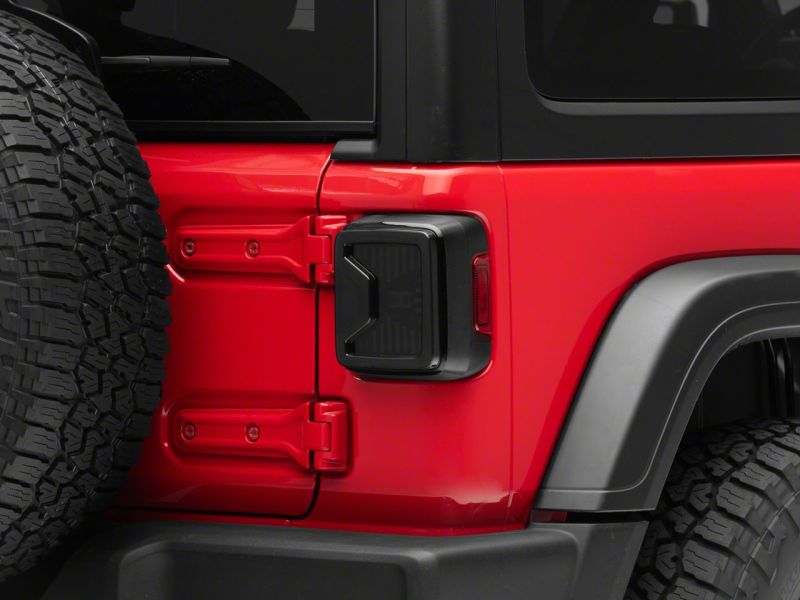 Raxiom 18-23 Jeep Wrangler JL LED Tail Lights- Blk Housing (Smoked Lens) Tail Lights Raxiom