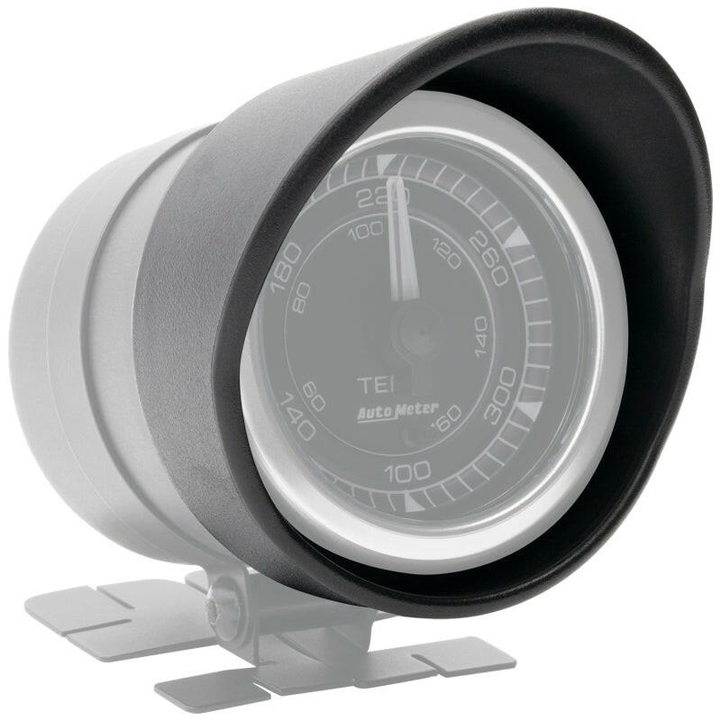 AutoMeter Gauge Visor 2-1/16in - Black Gauges AutoMeter