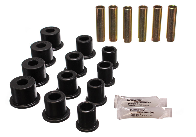 Energy Suspension Rear Spring Bushings - Black Bushing Kits Energy Suspension