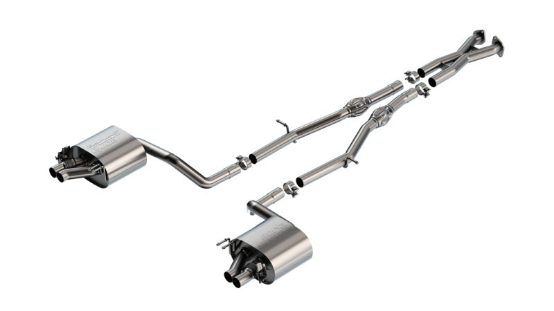 Borla Genesis G70 S-Type Cat Back Exhaust - No Tips Catback Borla