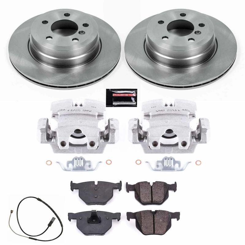 Power Stop 16-18 BMW X5 Rear Autospecialty Brake Kit w/Calipers Brake Kits - OE PowerStop