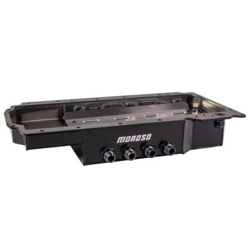 Moroso GM LT Gen V Dry Sump 4in Deep Steel Oil Pan Oil Pans Moroso