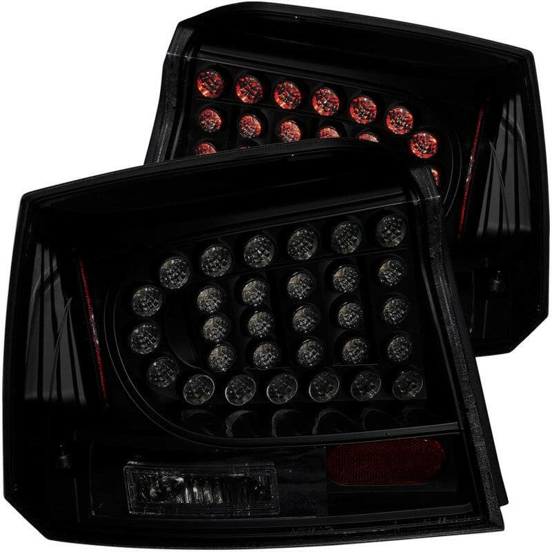 ANZO 2006-2008 Dodge Charger LED Taillights Dark Smoke Tail Lights ANZO