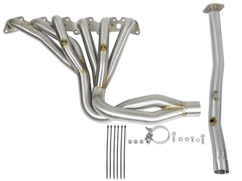aFe Twisted Steel Tri-Y Headers/Connection Pipes (Race) 01-16 Nissan Patrol (Y61) 4.8L Headers & Manifolds aFe