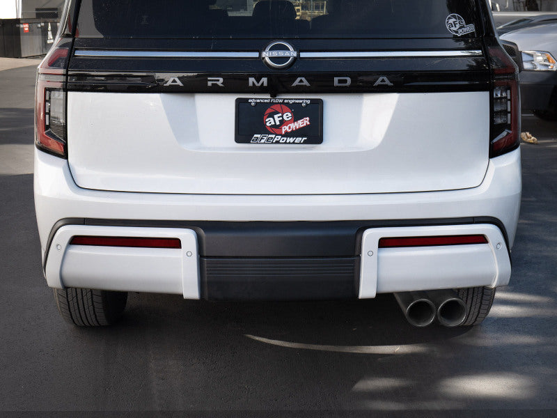 aFe Vulcan Series 3in Stainless Steel Cat-Back Exhaust w/ Black Tip Nissan Armada 25-26 V6-3.5L (tt) Catback aFe