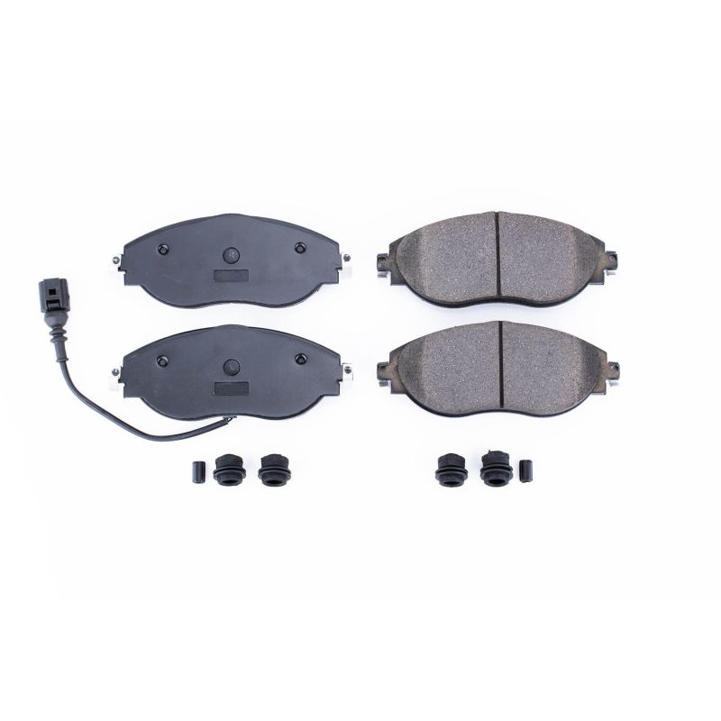 Power Stop 2019 Audi A3 Quattro Front Z17 Evolution Ceramic Brake Pads w/Hardware Brake Pads - OE PowerStop