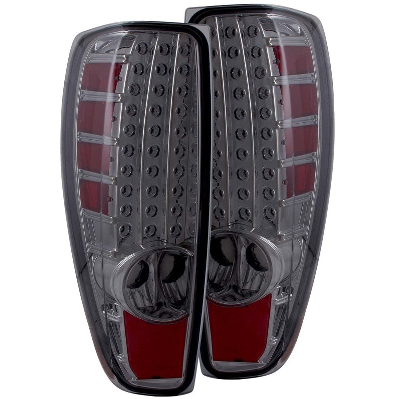 ANZO 2004-2012 Chevrolet Colorado LED Taillights Smoke Tail Lights ANZO