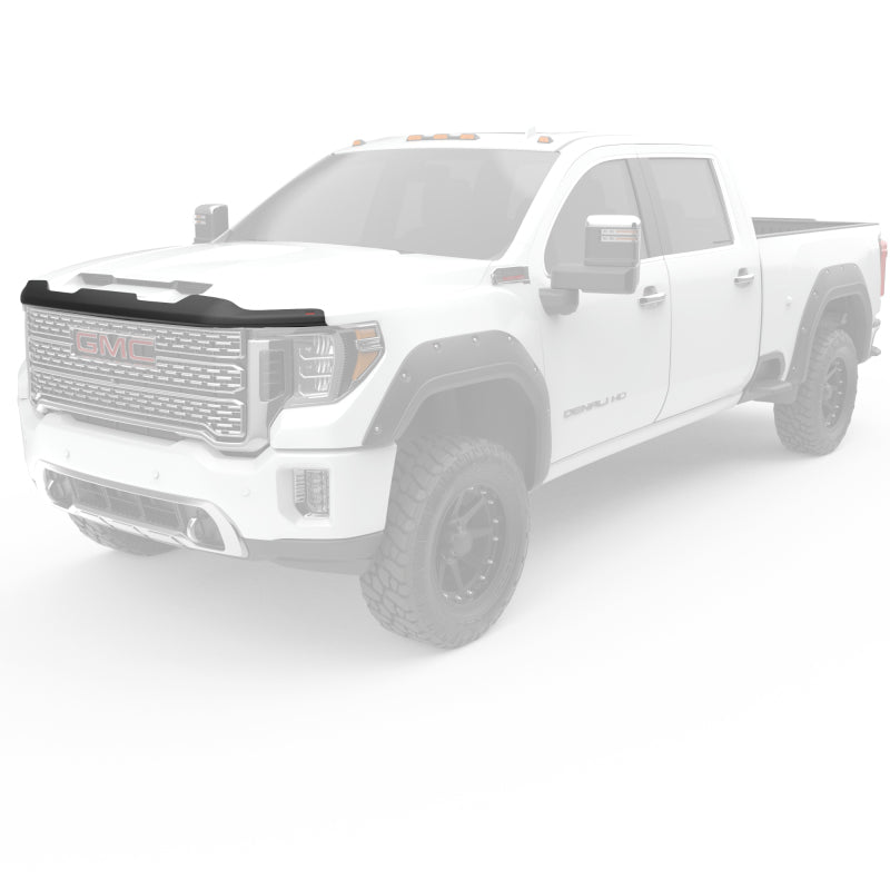 EGR 20+ GMC Sierra Superguard Hood Shield - Dark Smoke Hood Deflectors EGR