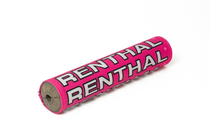 Renthal Vintage SX Pad - Pink/White Bar Pads Renthal
