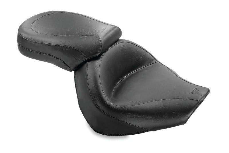Mustang 05-09 Suzuki Boulevard, C90, C90Ti Standard Touring 2PC Seat - Black Two-Piece Motorcycle Seats Mustang Motorcycle