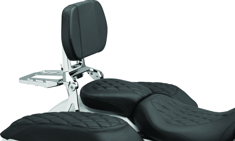 Kuryakyn Neo Driver & Passenger Backrest Chrome Seats Kuryakyn