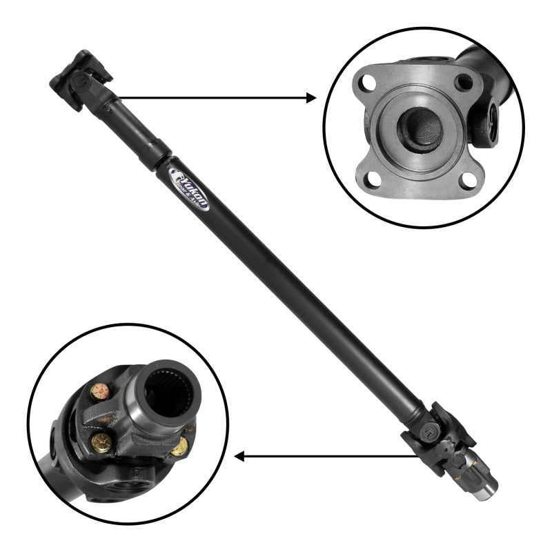 Yukon Performance Front Driveshaft 2018 Jeep JL Sahara 4 Door Auto Selec-Trac Driveshafts Yukon Gear & Axle
