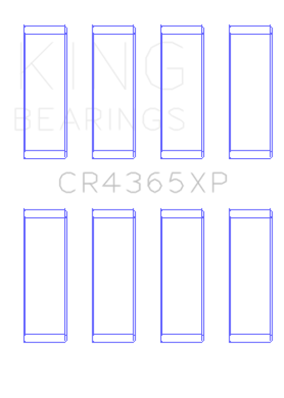 King Engine Bearings Ford Zetec S/Ecoboost1.6 (Size STDX) Connecting Rod Bearing Set Bearings King Engine Bearings