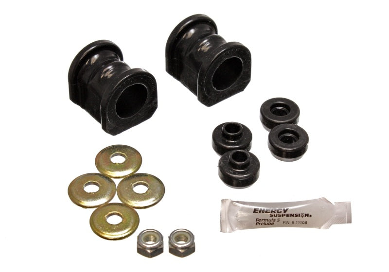 Energy Suspension 91-94-Nissan Sentra/NX1600/2000 Black 27mm Front Sway Bar Frame Bushings (Sway bar Bushing Kits Energy Suspension