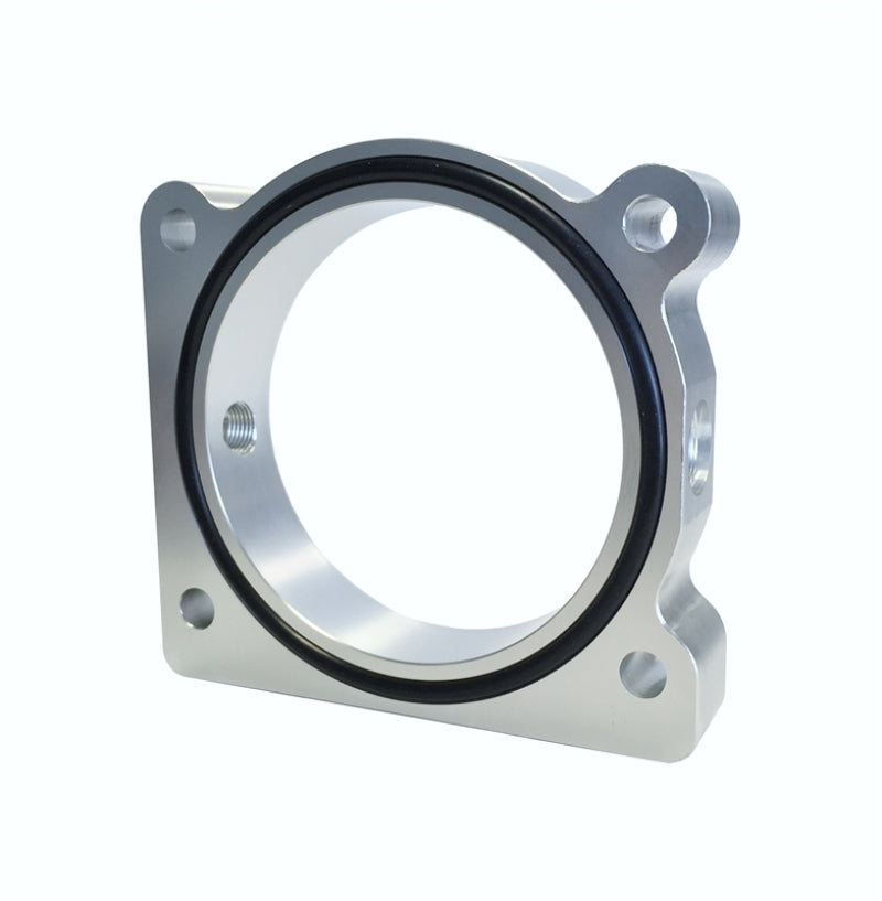 Torque Solution Throttle Body Spacer (Silver) Ford F-150 3.5L Ecoboost / 3.7L V6 Throttle Body Spacers Torque Solution